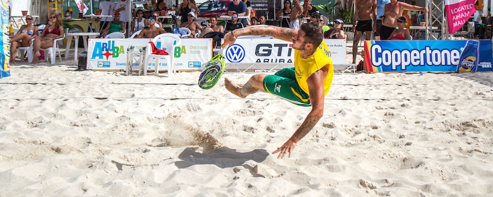 beach tennis in aruba