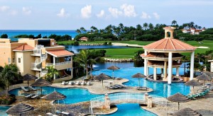 a picture of divi village golf and beach resort, one of the best all inclusive resorts in the Dutch Caribbean