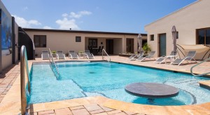 a picture of the pool at the bubali luxury apartments in aruba