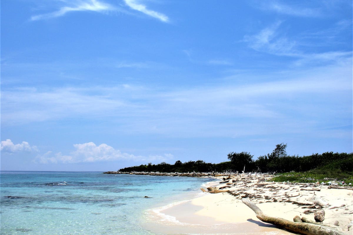 a view from Savaneta, a secluded cove in Aruba.